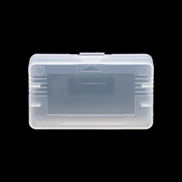 New GBA Dust Covers Clear Cartridge Case for Nintendo Game Boy Advance Games