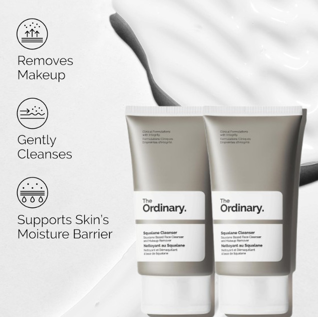 The Ordinary Mini Squalane Cleanser 1.7 oz 50 mL Pack of 2