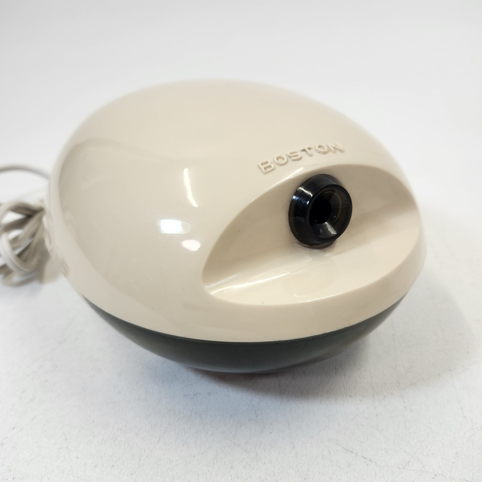 Boston Electric Pencil Sharpener Model #16 Egg Shaped MCM Working Mid Century