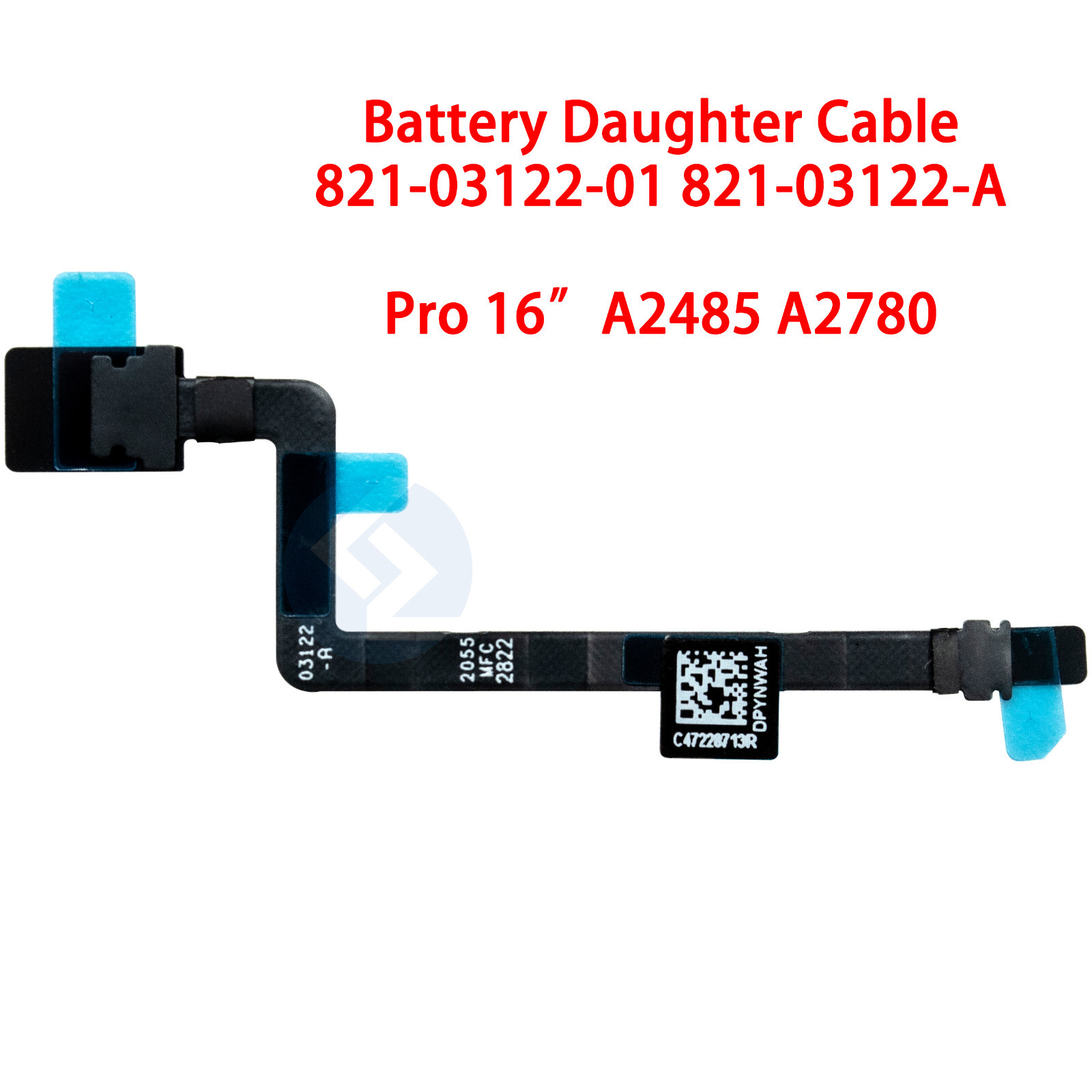 New Battery Daughter Board Cable 821-03122-A Macbook Pro 16" A2485 2021