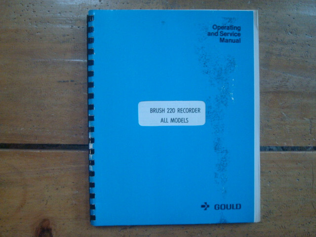 1977 Gould Brush 220 Recorder (All Models) Operating And Service Manual