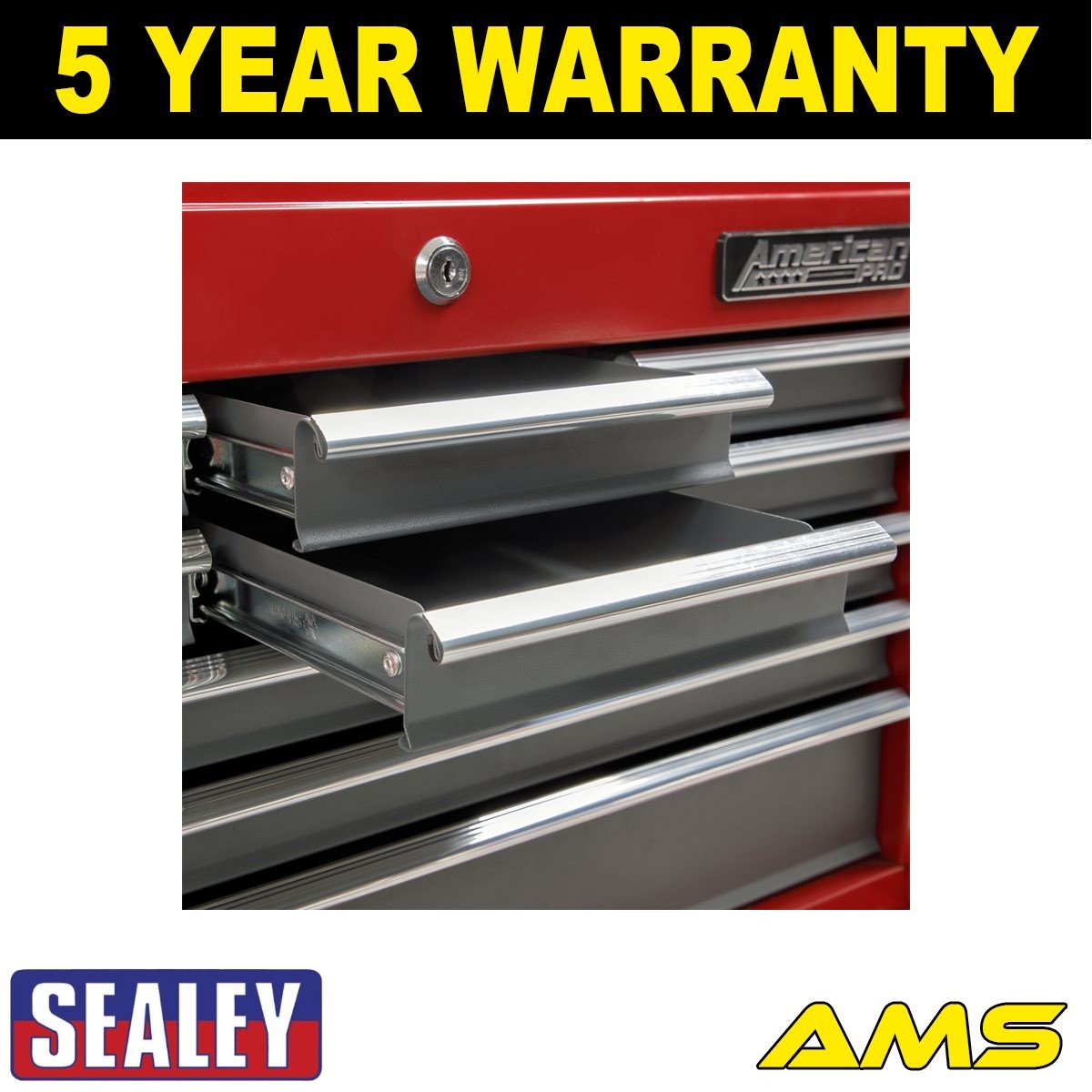 Sealey American PRO� Topchest 9 Drawer Red/Grey AP22509BB