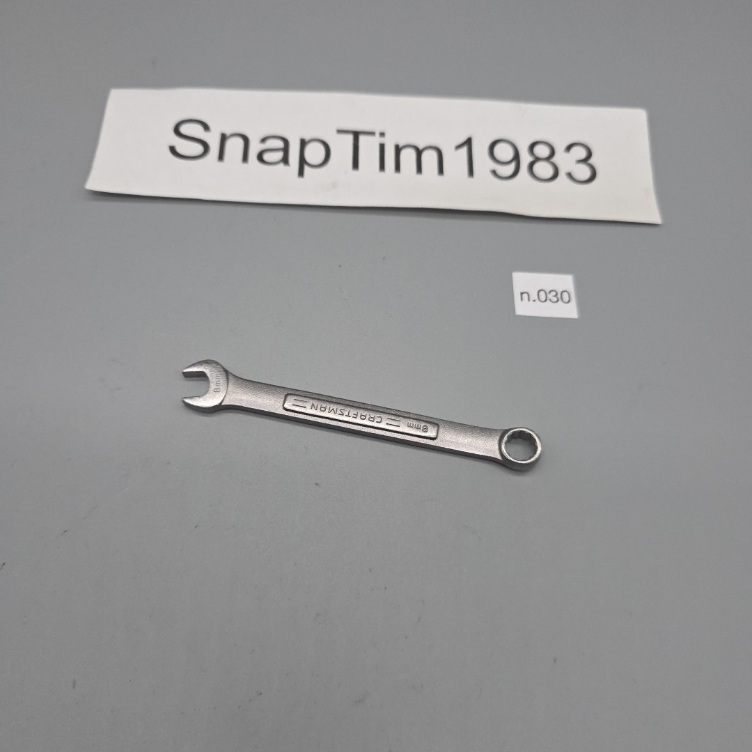 Craftsman 8mm 12pt Combination Wrench Polished Chrome VA-42912
