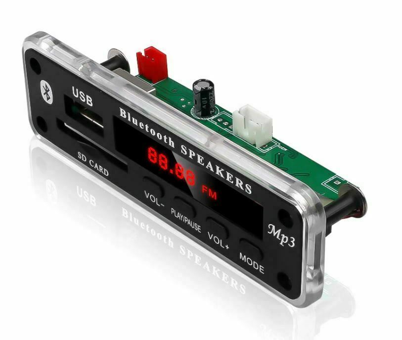 Universal Mini Car 12v MP3 Player / FM Radio with Bluetooth & Remote Control