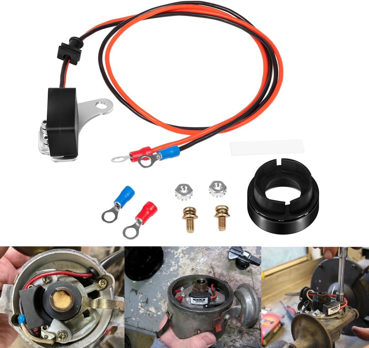 For Ford V8 Pertronix 1281 Ignition Points-to-Electronic Conversion Kit Ignitor