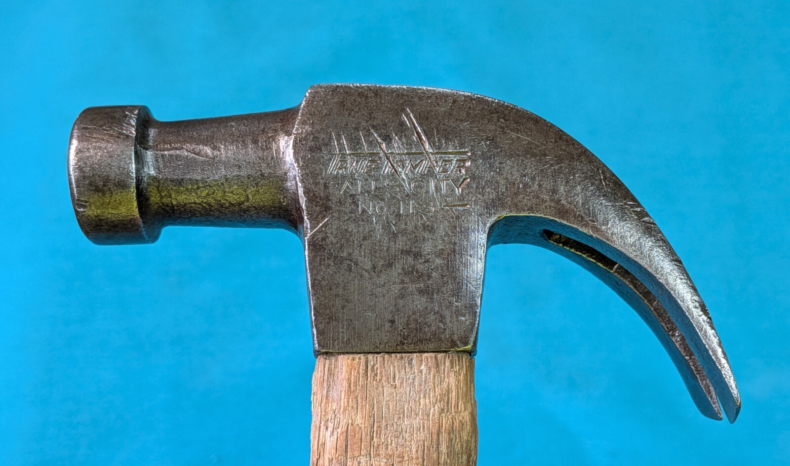 Vintage TRUE TEMPER No. 113 Curved Claw Hammer 18oz. Total x 13" OAL