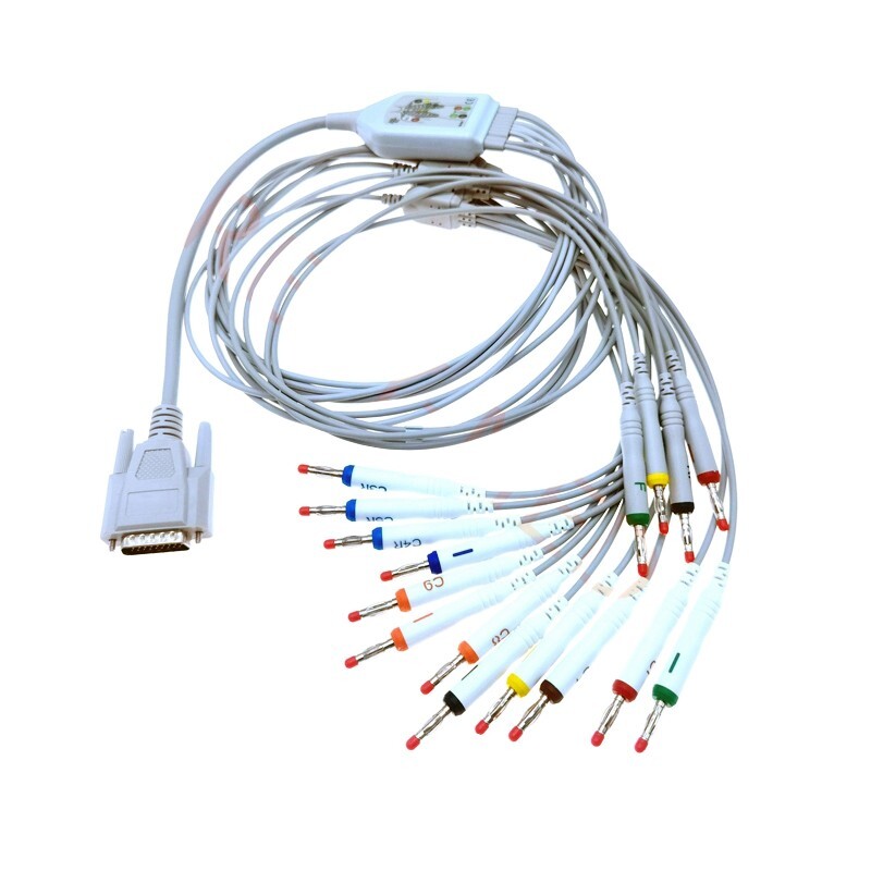 26pin Direct-Connect ECG EKG Leadwire Cable 16(18)Lead,for Zoncare iMAC1800pro