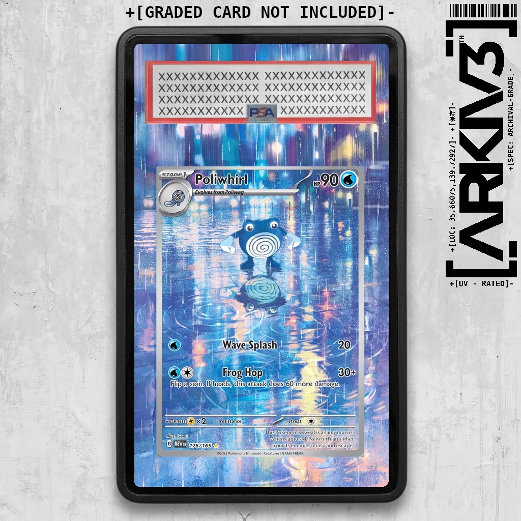 PSA/TAG Poliwhirl (176/165) Extended Art Graded Case