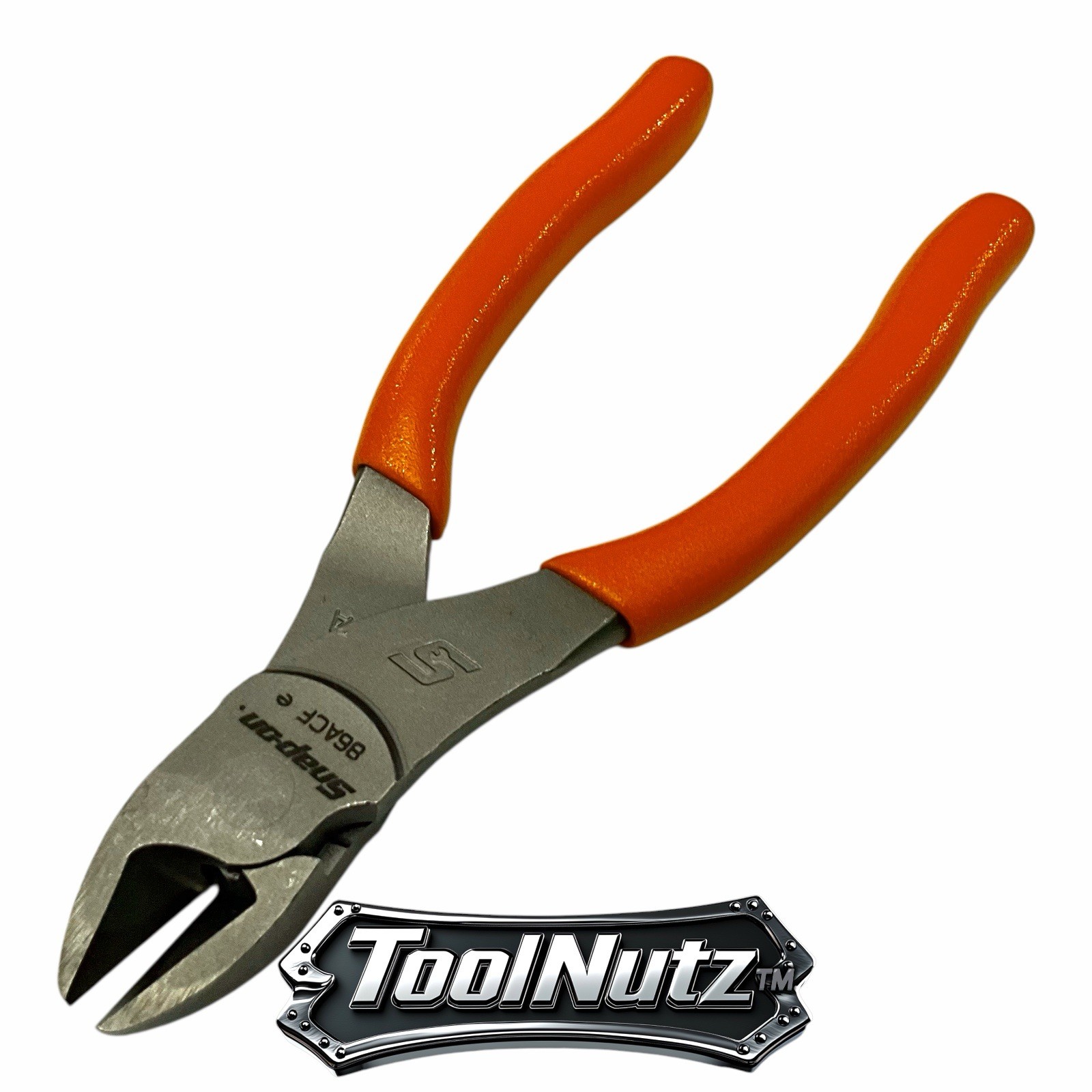 Snap-on Tools NEW 86ACFO ORANGE Soft Cushion Grip 6" inch Diagonal Cutter USA