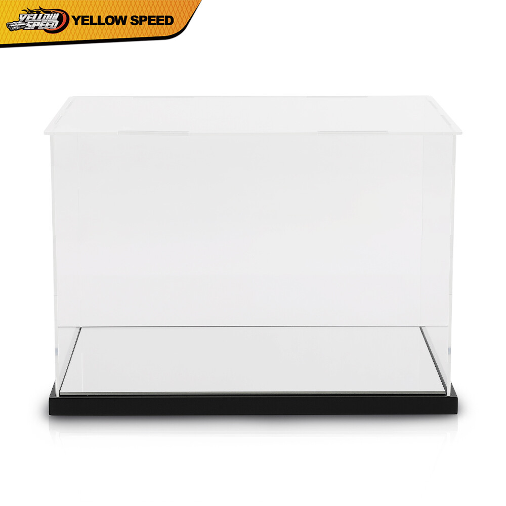 Acrylic Transparent Boxing Glove Display Box With Detachable Base UV Protection