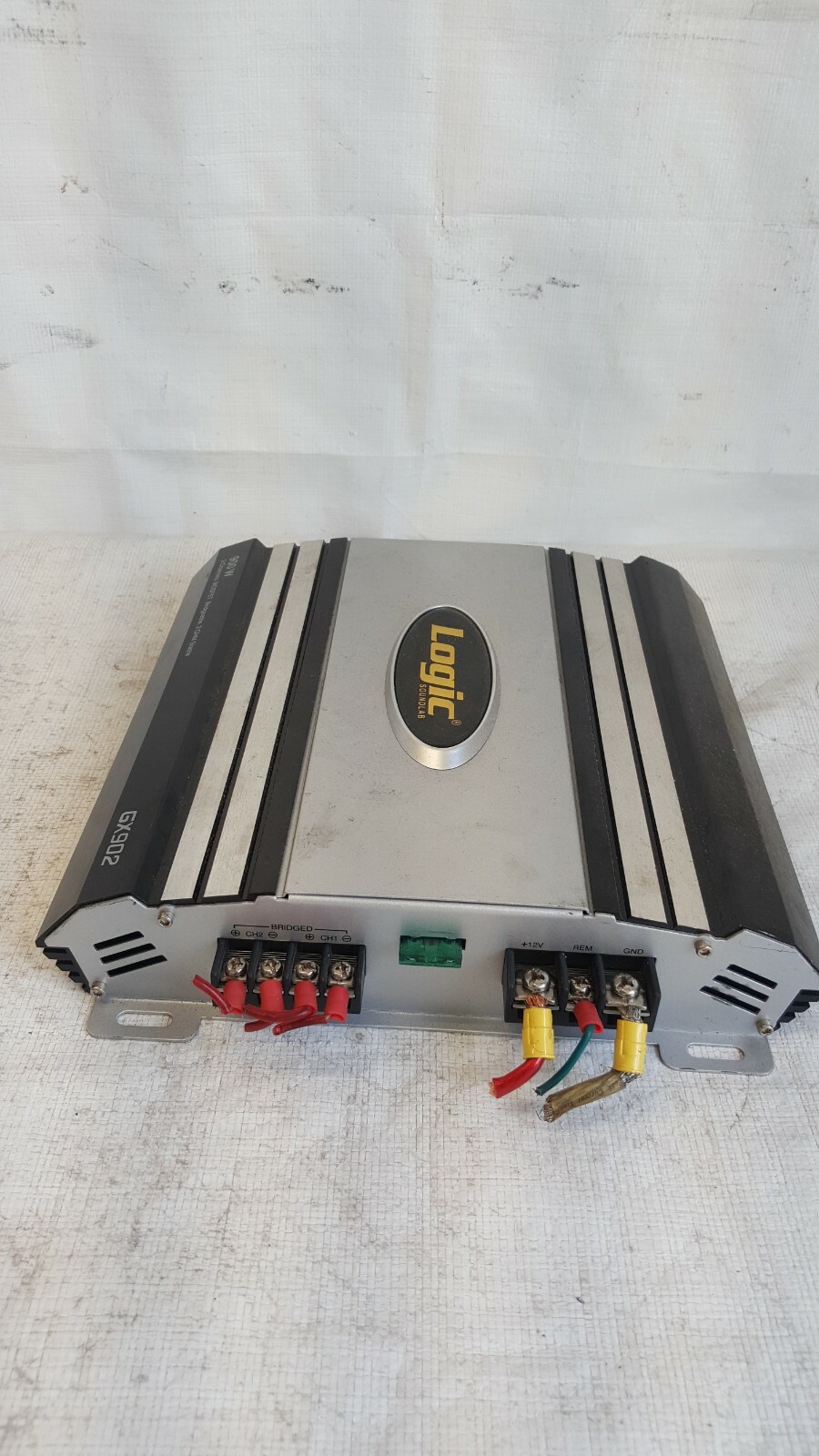💪Logic GX902 2 Channel MOSFET Bridgeable Amplifier 900W perfect👍