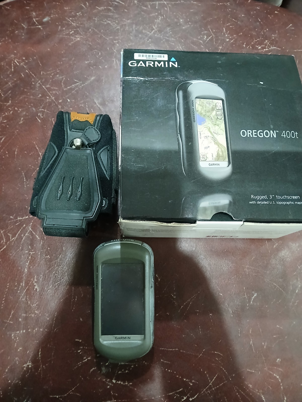 Garmin Oregon 400t GPS Handheld Touchscreen WORKS *Read Description*