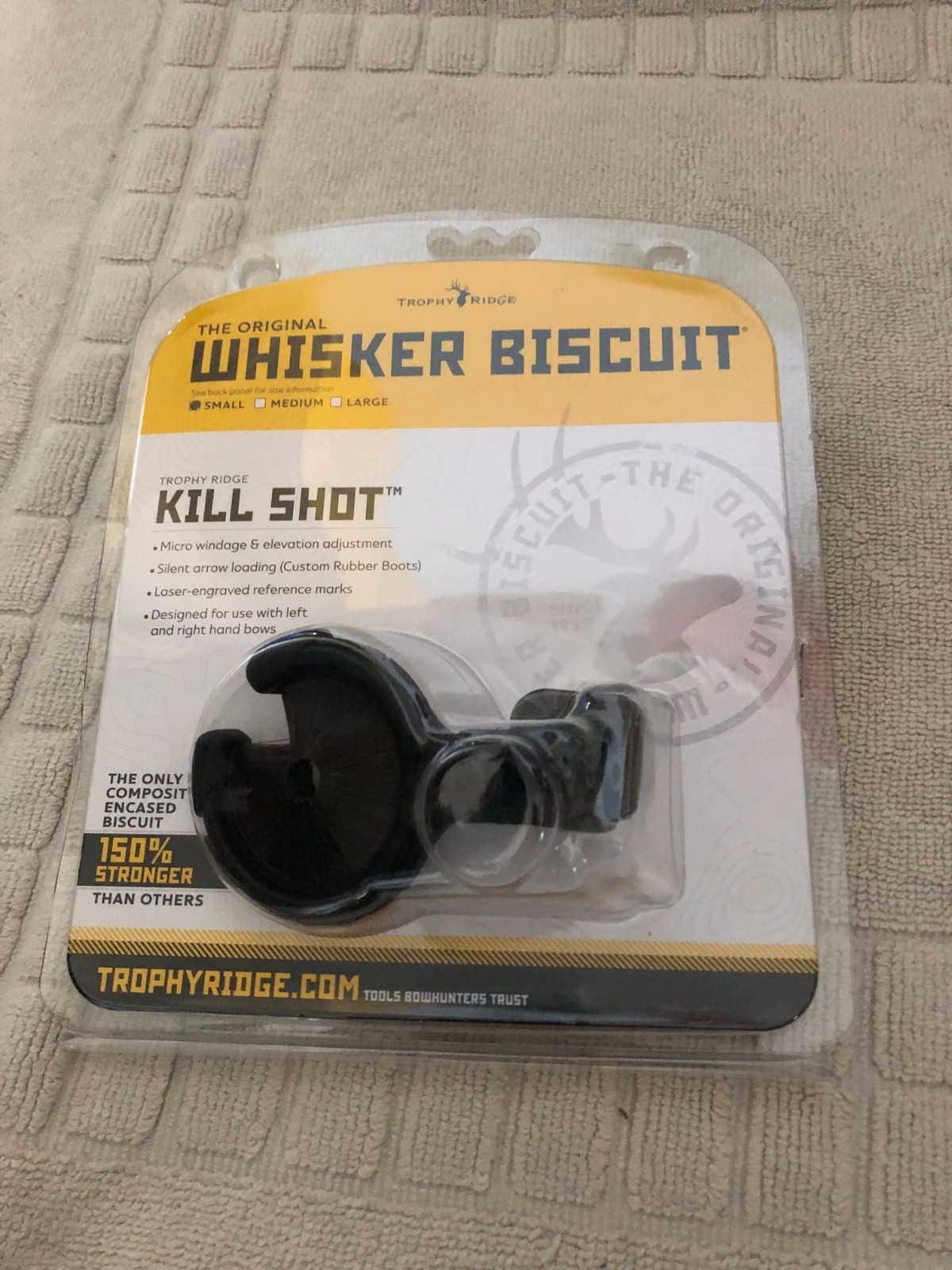 Trophy Ridge The Original Whisker Biscuit Kill Shot AWB500  Small Black
