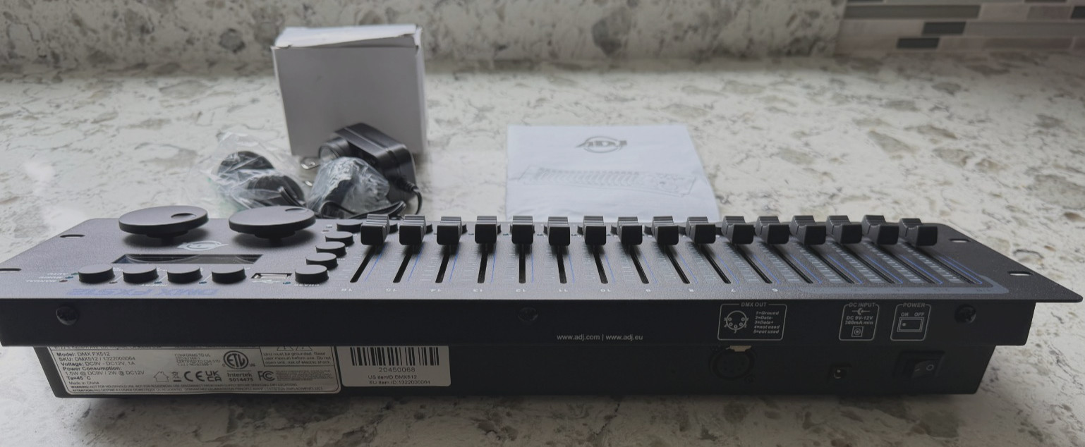 American DJ ADJ DMX FX512 19" 512 channels DMX Lighting Controller Console
