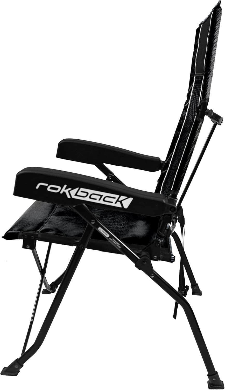 Kijaro Rok-Back Apex Chair - Vik Black