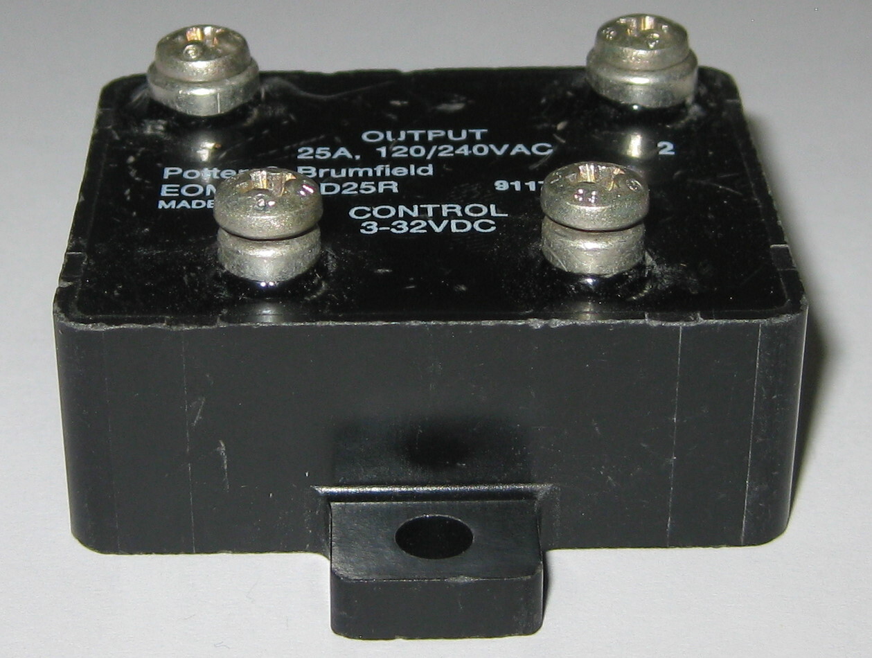 Potter & Brumfield Solid State Relay - 240V AC - 25A - EOMZ - 3-32 VDC Control