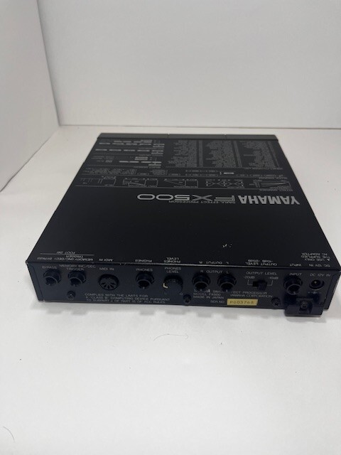YAMAHA FX500 Simul Effect Processor Japan Effect Rack Unit w/power supply used