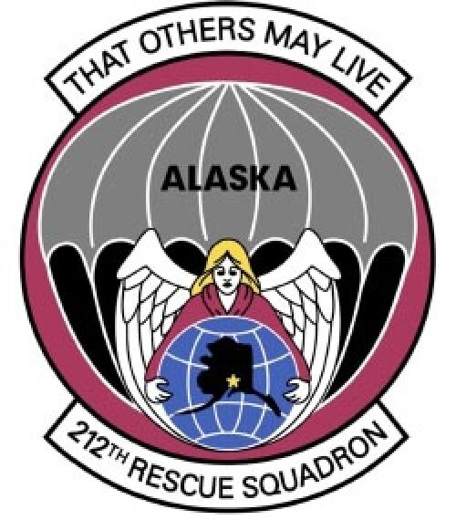 USAF 212th Rescue Squadron Self-adhesive Vinyl Decal