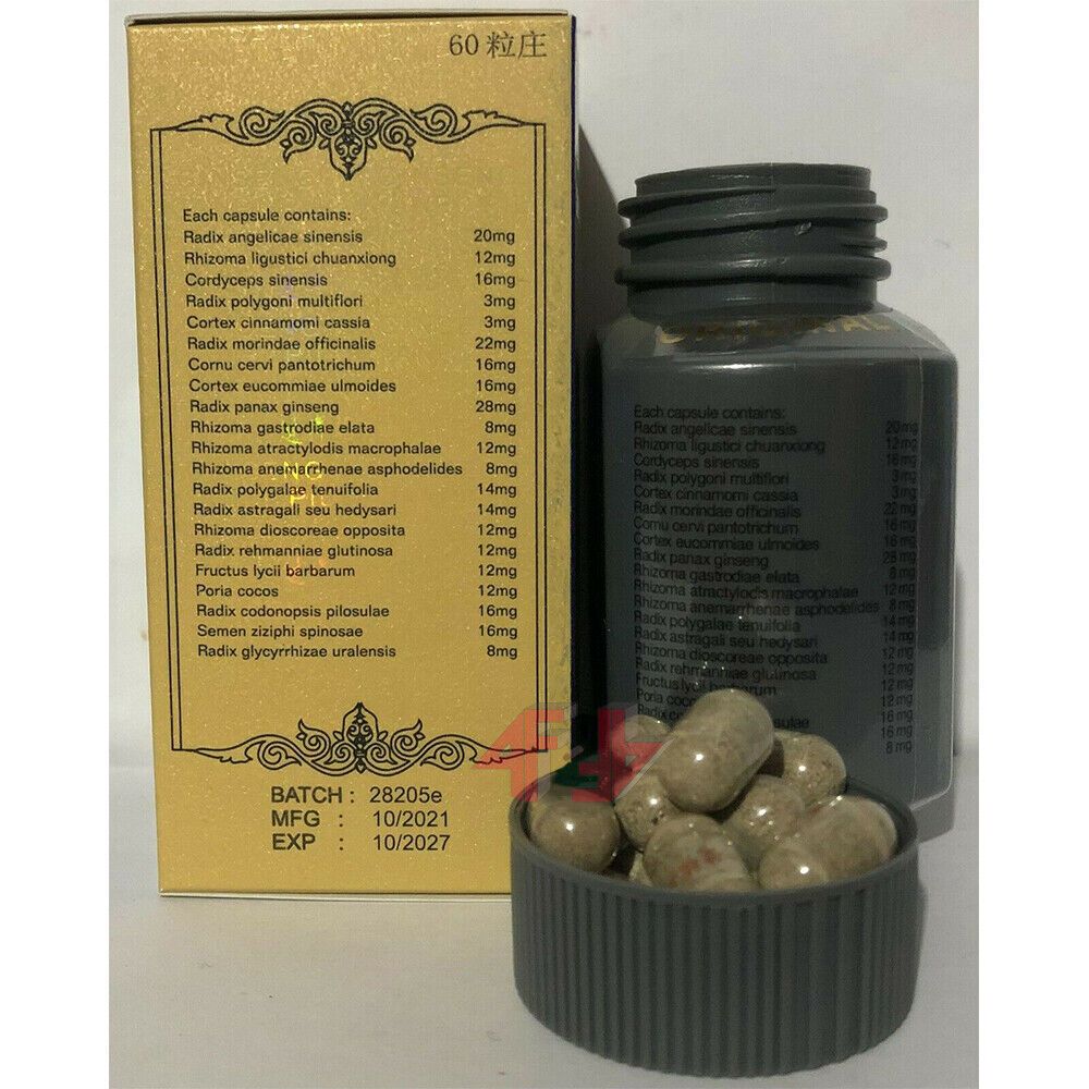 60 capsules ginseng increase stamina 100% original