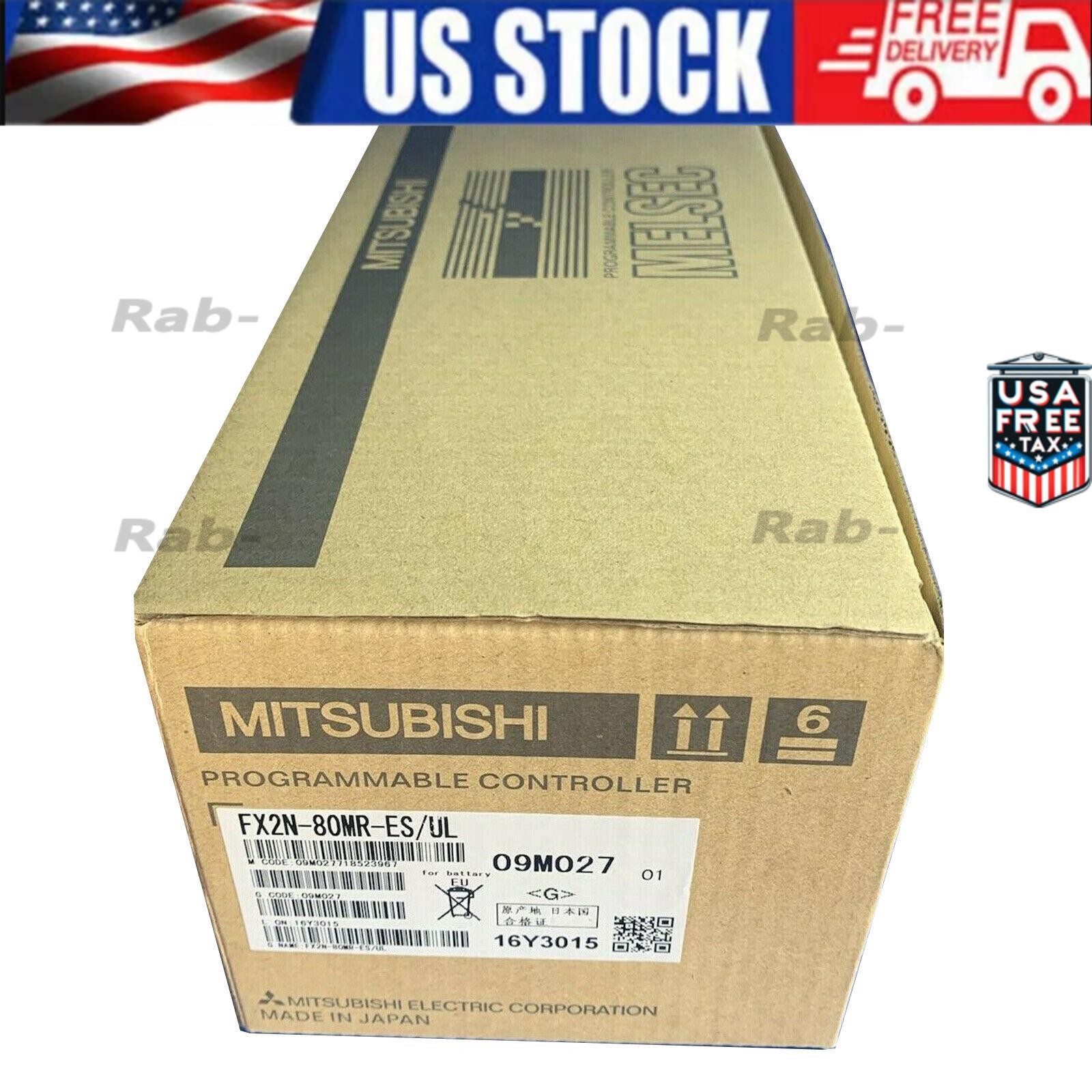 Mitsubishi Melsec FX2N-80MR-ES/UL Programmable Logic Controller NEW