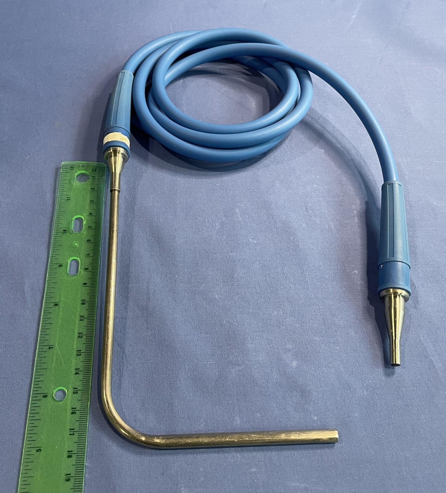 Pilling Weck Fiber Optic Light Cable w/ Angled Metal Guide REF 52-7805 - Tested