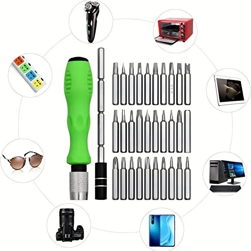33 in 1 Small Precision Screwdriver Set, Magnetic Mini Screwdriver Set