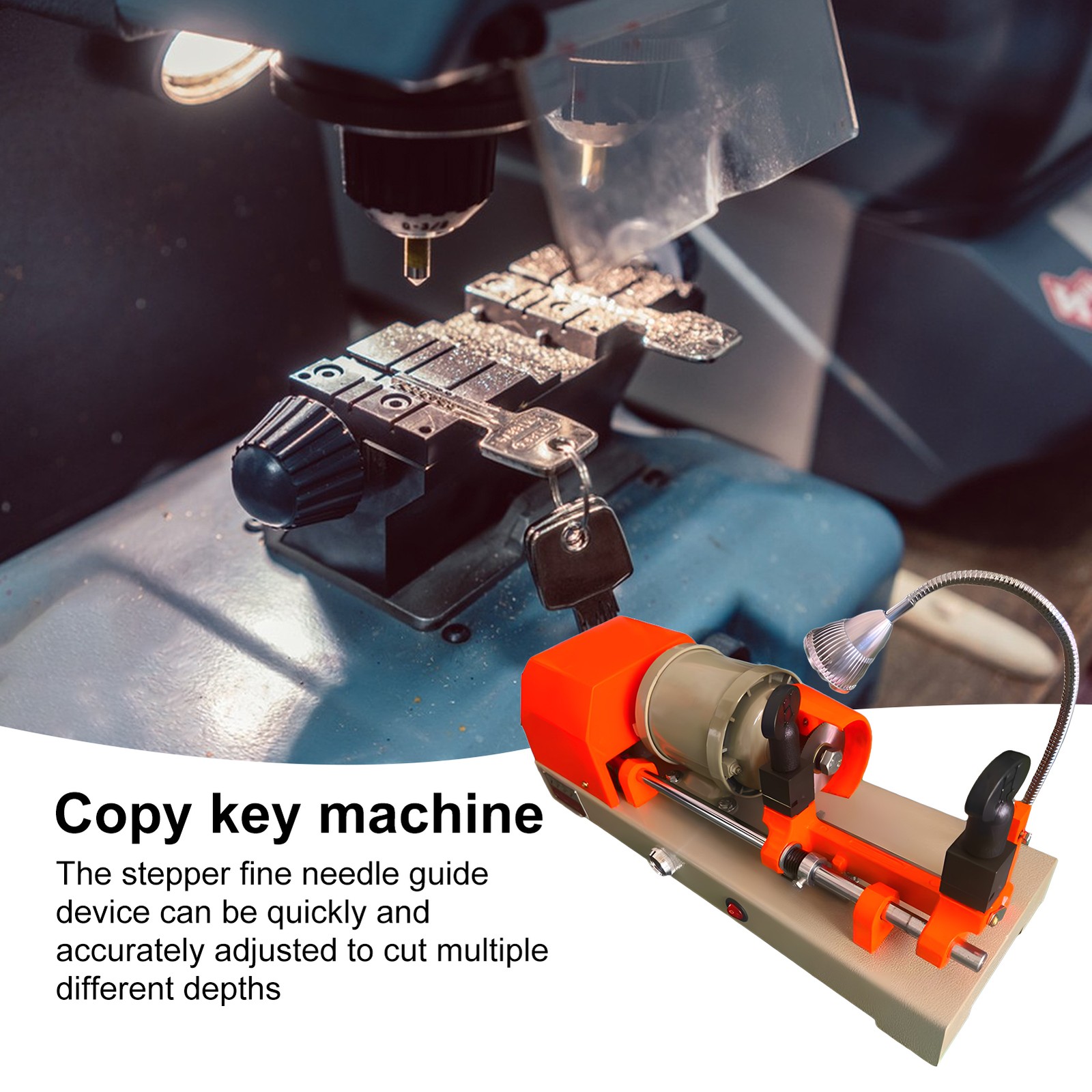 Key Cutting duplicating Machine Cutter Car Key Copier Locksmith Tools--