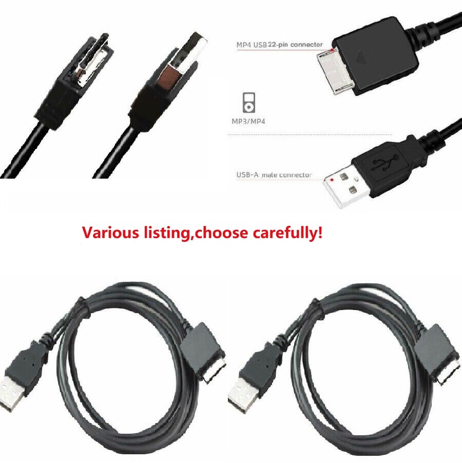 WMC-NW20MU USB Cable for Sony NW-A916, NW-A918, NW-A919, NW-A800 NW-A805 NW-A806