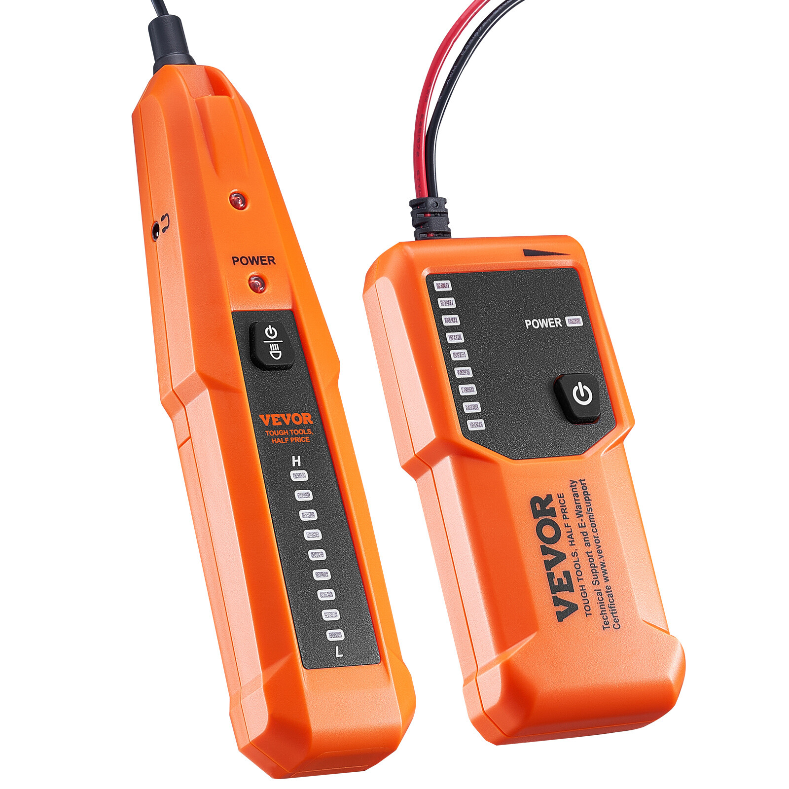 VEVOR Underground Cable Locator 3 FT Max. Detection Depth Wire Break Detector
