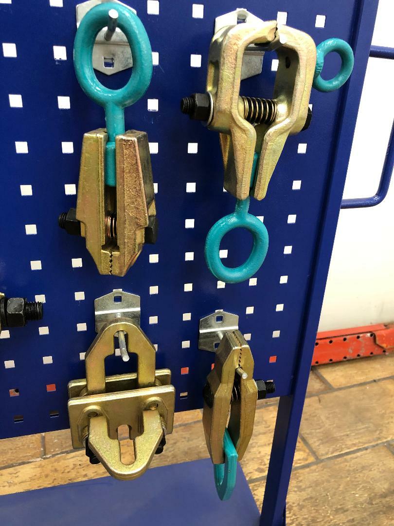 SET#47 AUTO BODY FRAME MACHINE TOOLS HEAVY 10 PIECE CLAMPS MEGA