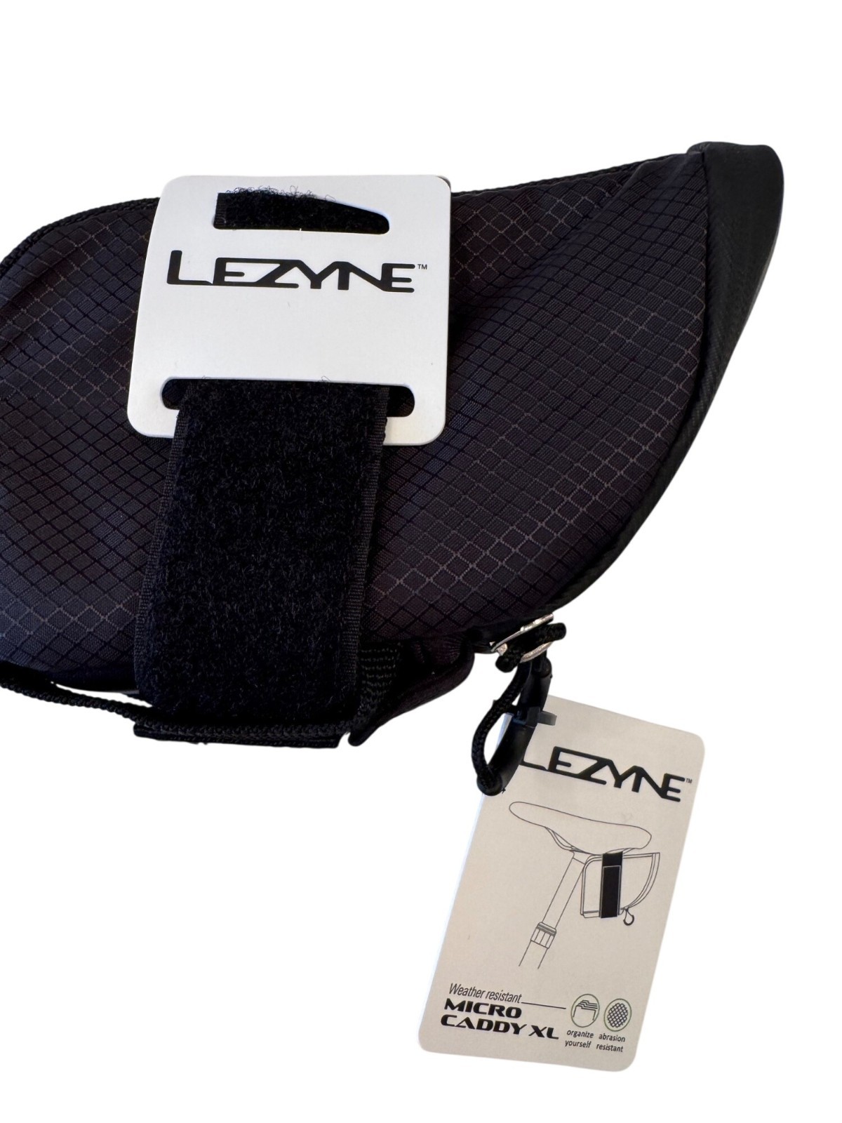 Lezyne Micro caddy XL Saddle Bag Cycling NWT $33 NWT Black