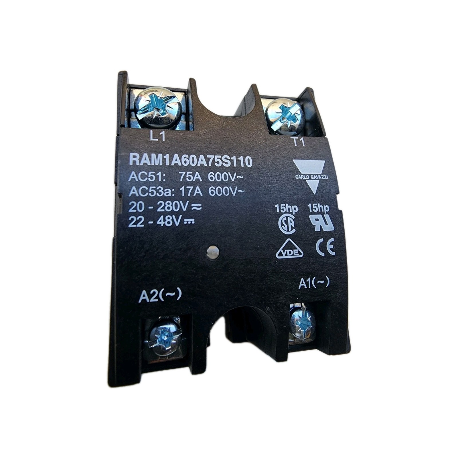 Carlo Gavazzi RAM1A60A75S110 Solid State Relay.