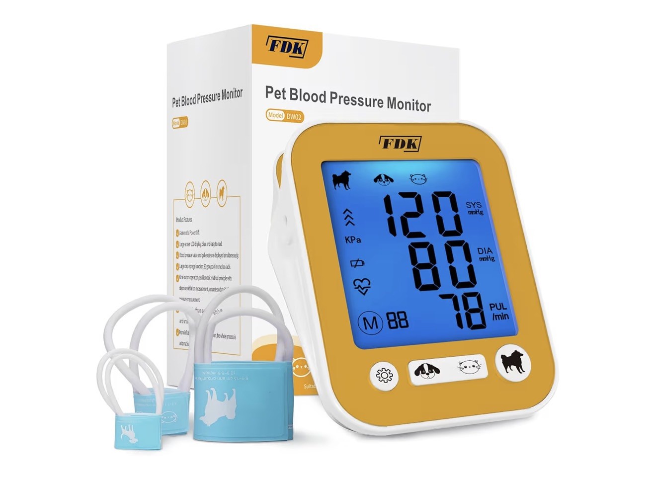 Veterinary Blood Pressure Monitor for Pet Dog and Cat, Animal Automatic Digit...