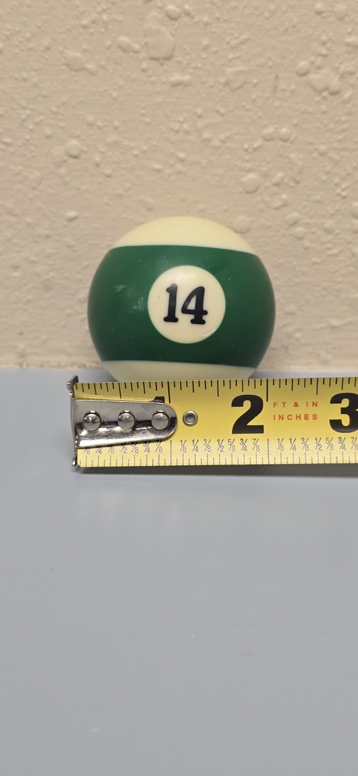 Green Number 14 Billiard Ball Single Pool Table Replacement Accessory