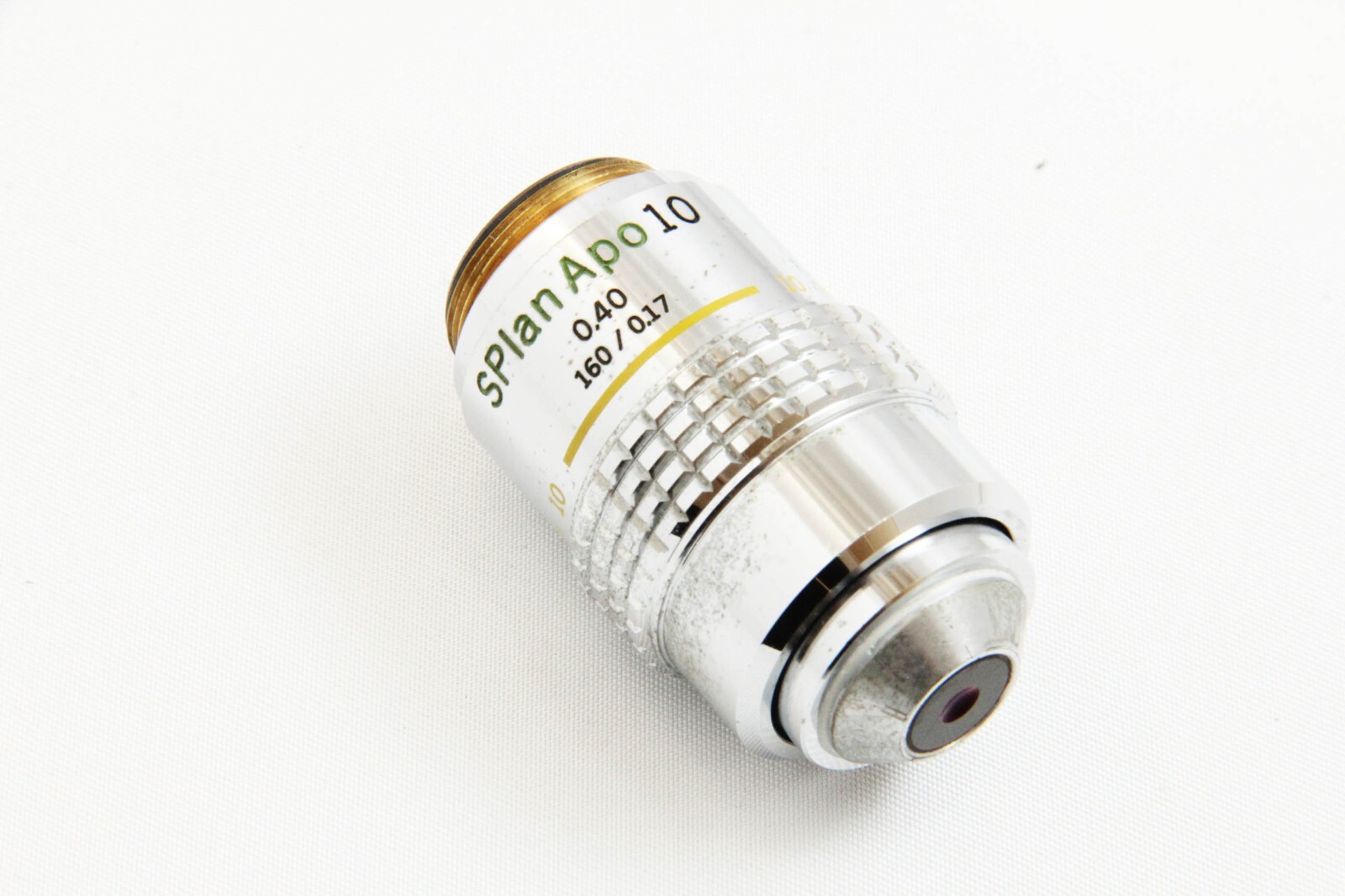 Olympus SPlan Apo 10x 0.40 160/0.17 S Plan Apo Microscope Objective #5337