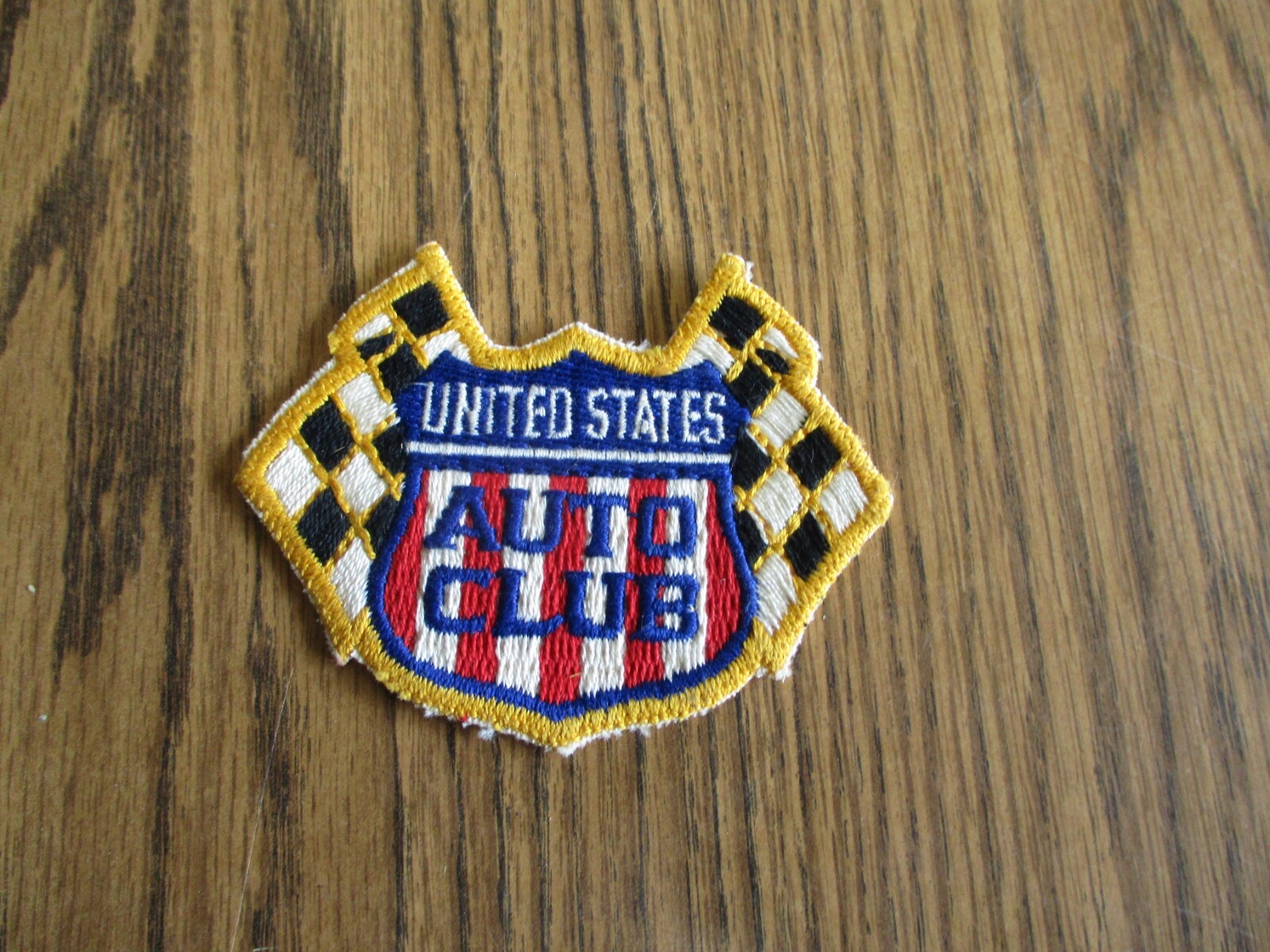 Vintage USAC United States Auto Club Racing Service Parts Dealer Uniform Patch