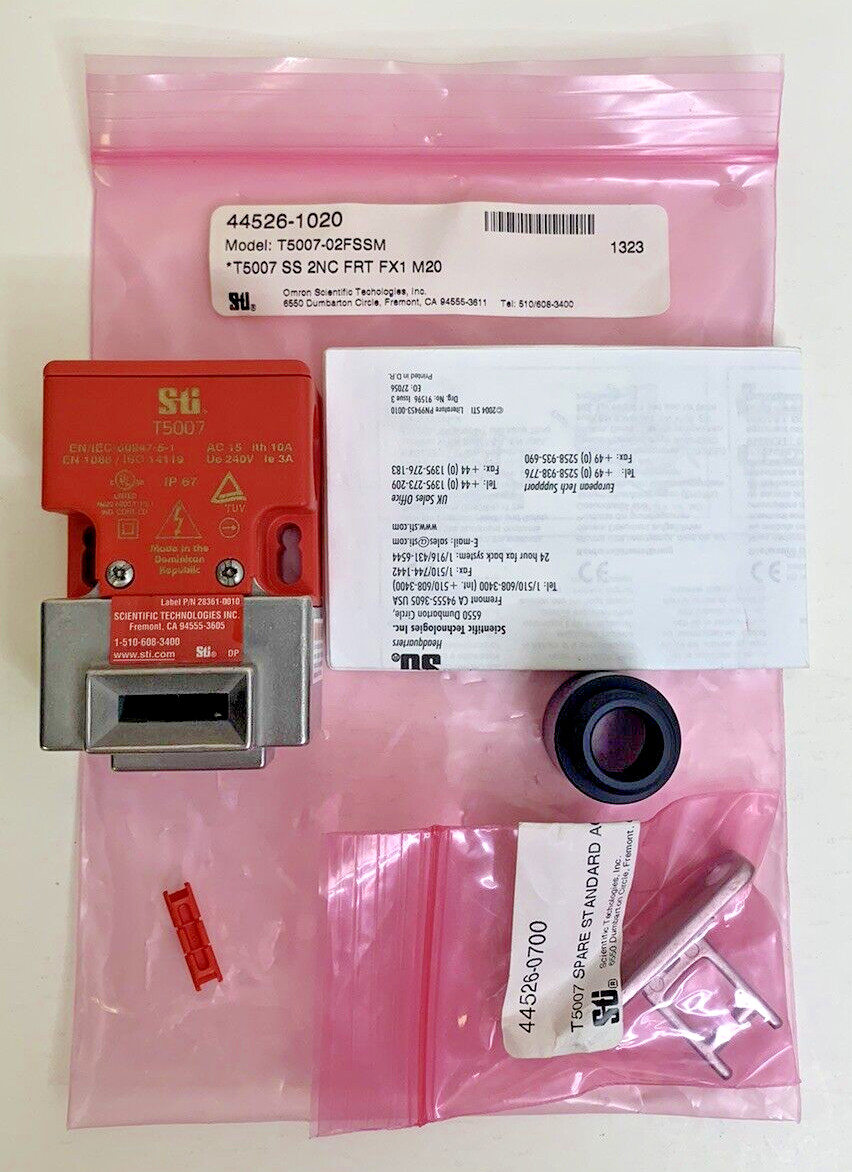 NIP STI T5007 Universal Tongue Operated Safety Interlock Switch 44526-1020