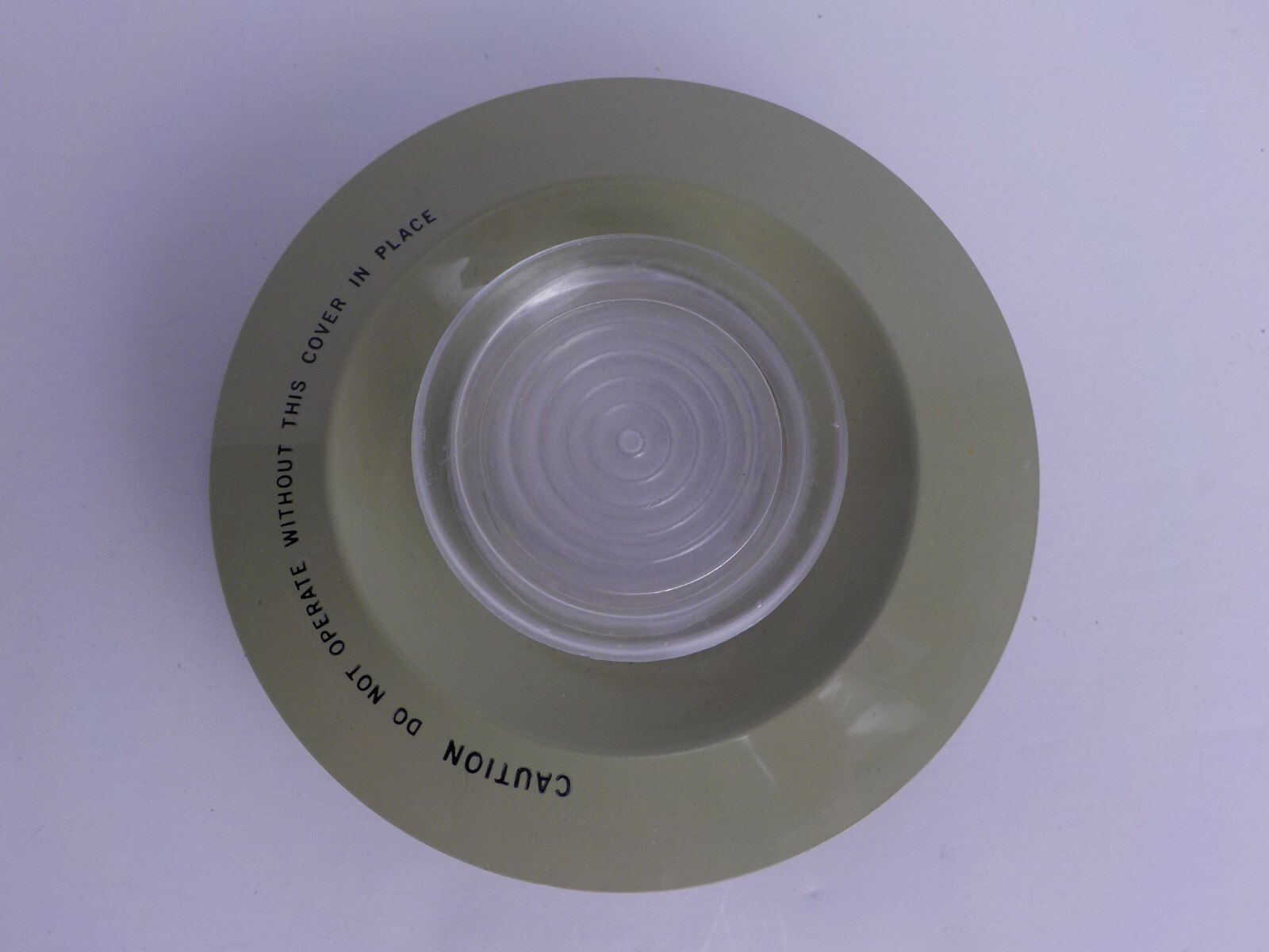 SUNBEAM BLENDER LID LIME GREEN COMPLETE OUTER AND INNER EUC FROM 32 OZ BLENDER