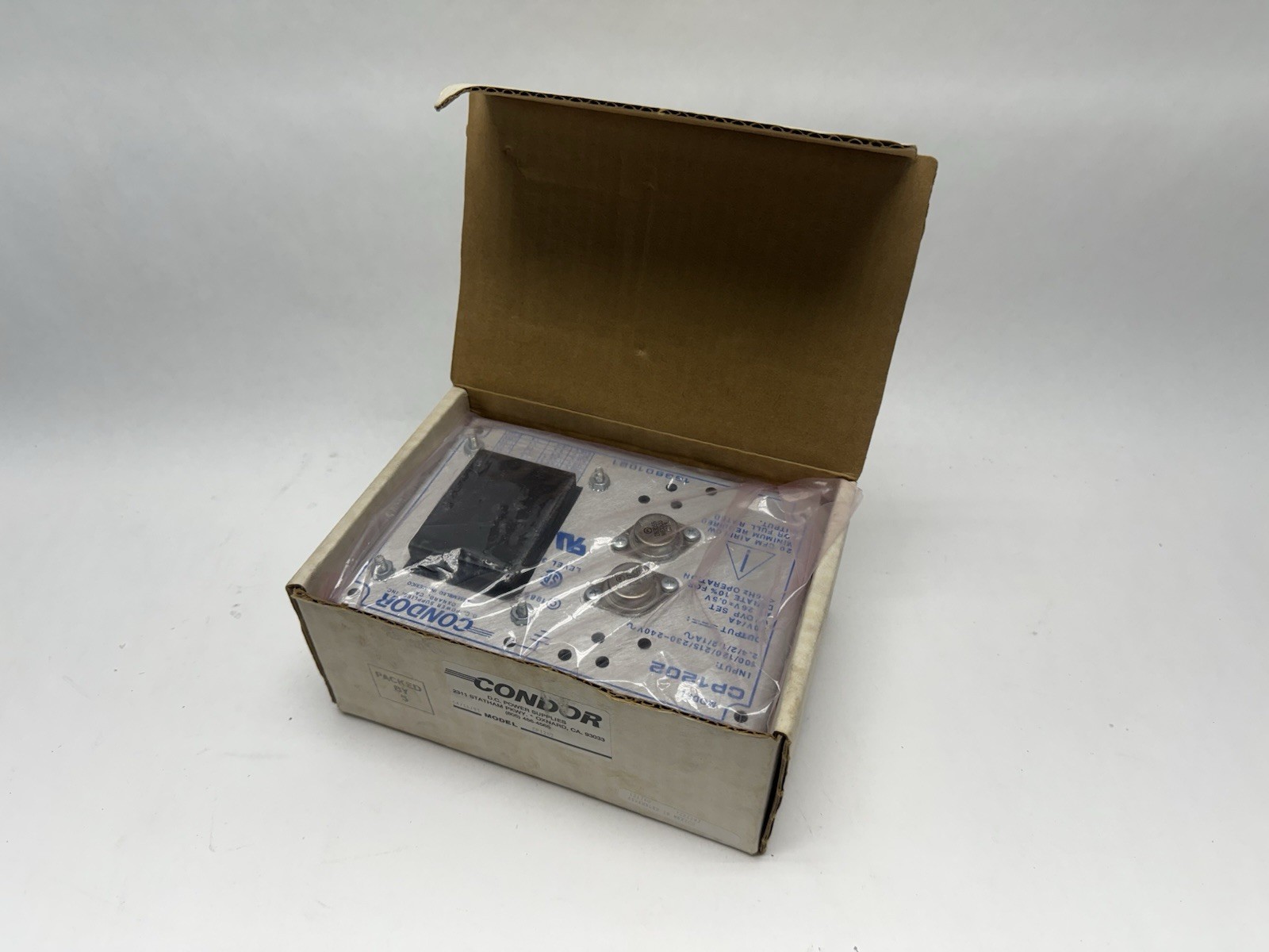 Condor DC Power Supply CP1202 20VDC 4A Out 120/240V  Brand New