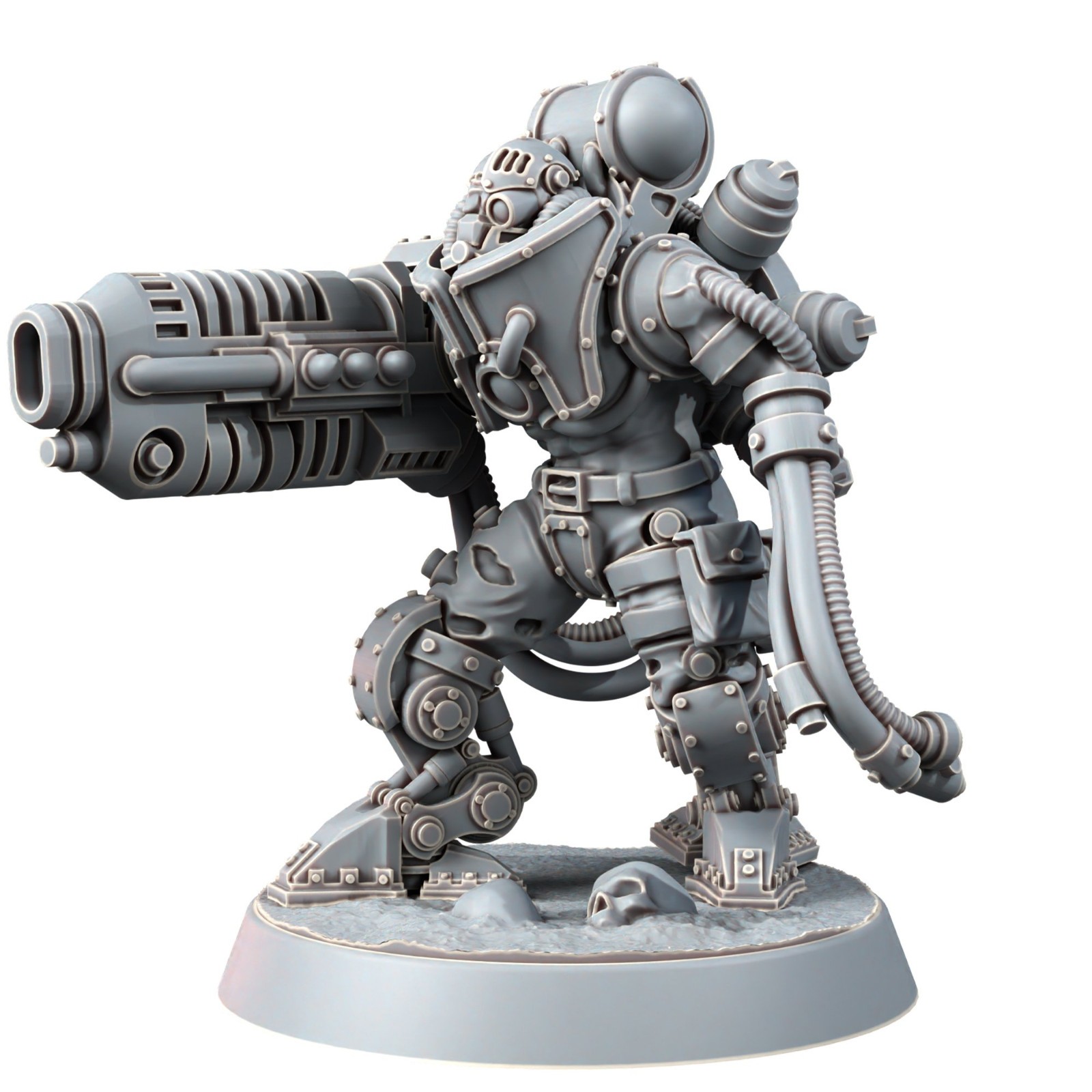 Wargame Exclusive Mechanic Adept Battle Servitor with Plasma Cannon (HM)
