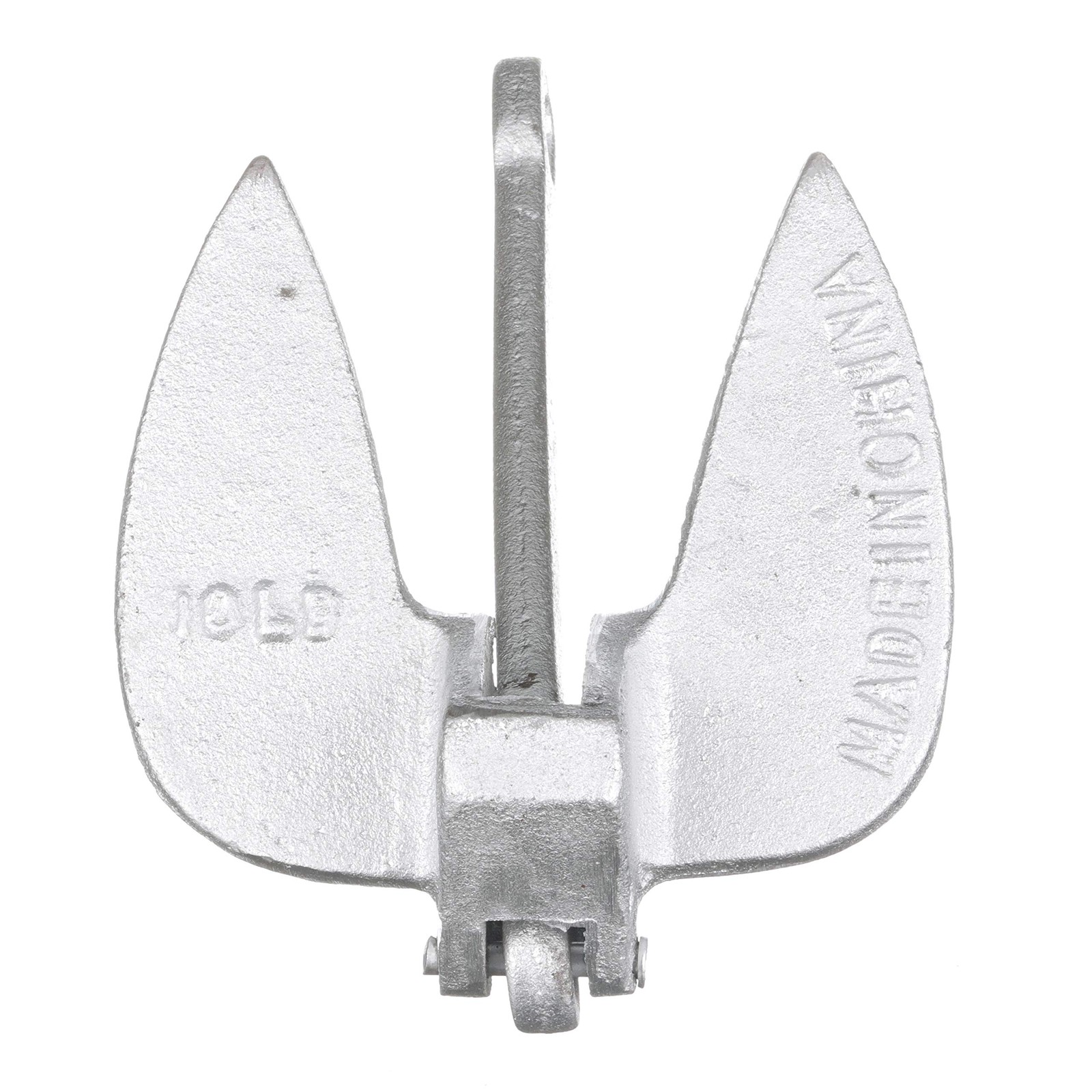 9933-1 Ten Pound Navy Anchor Aluminum Color