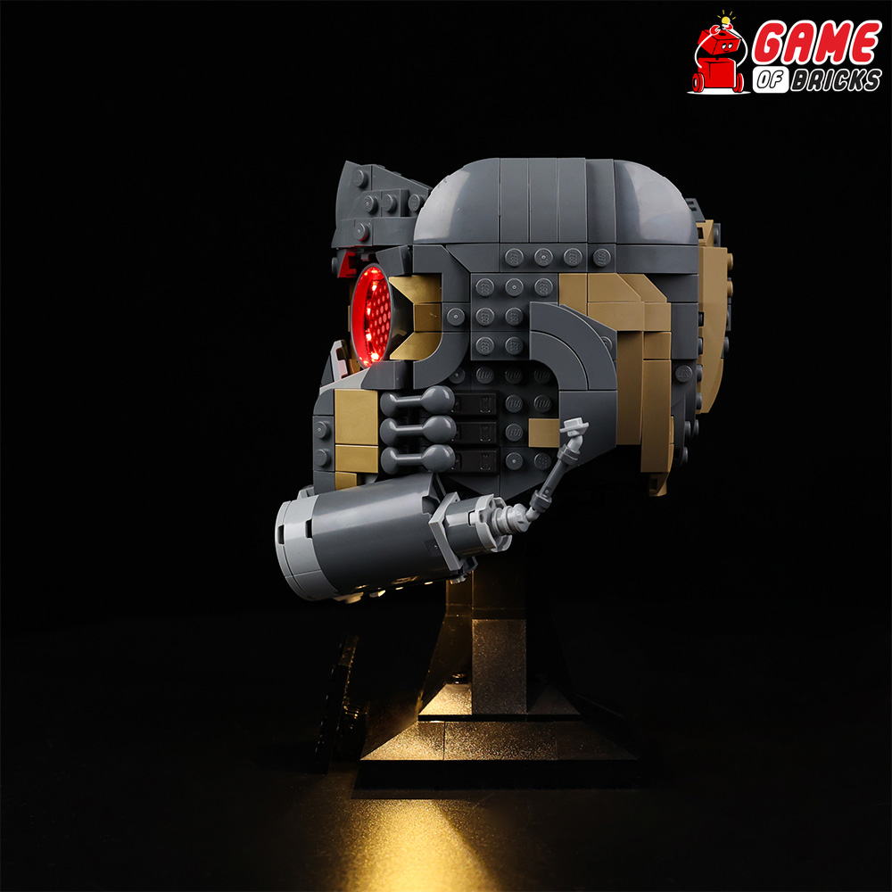 Light Kit for Star-Lord's Helmet - Compatible with LEGO® 76251 (Standard)