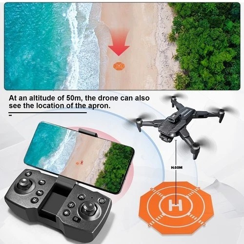 US Drone Landing Pad Portable Foldable 20in PU Double-Sided Waterproof Helipad