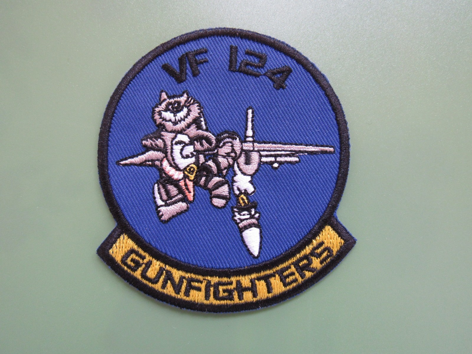 VF-124 Gunfighters Patch Tomcat Training Squadron US Navy Carrier Based Fighter