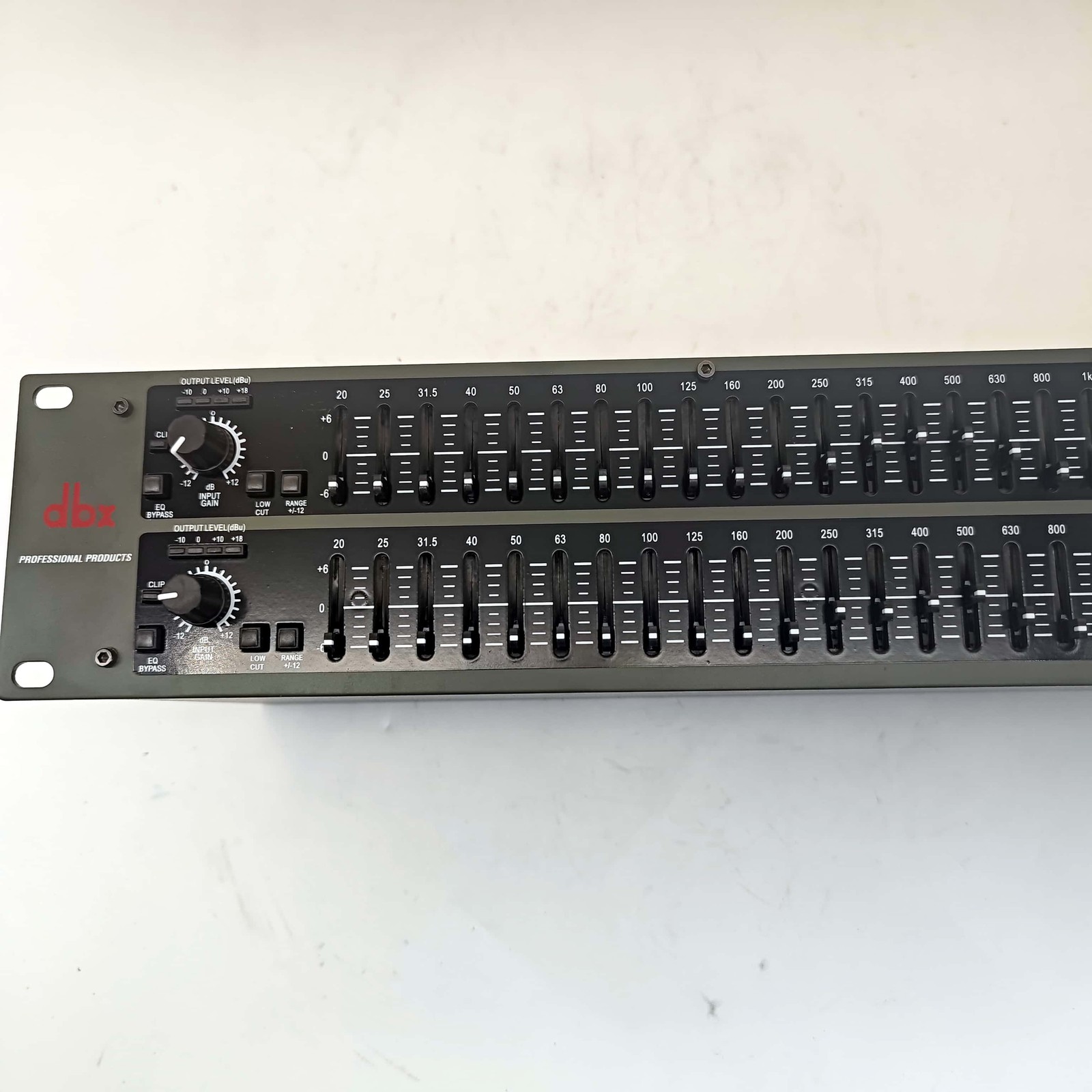 dbx 231 Dual Channel 31-Band Graphic Equalizer Rackmount Pro Audio EQ - TESTED