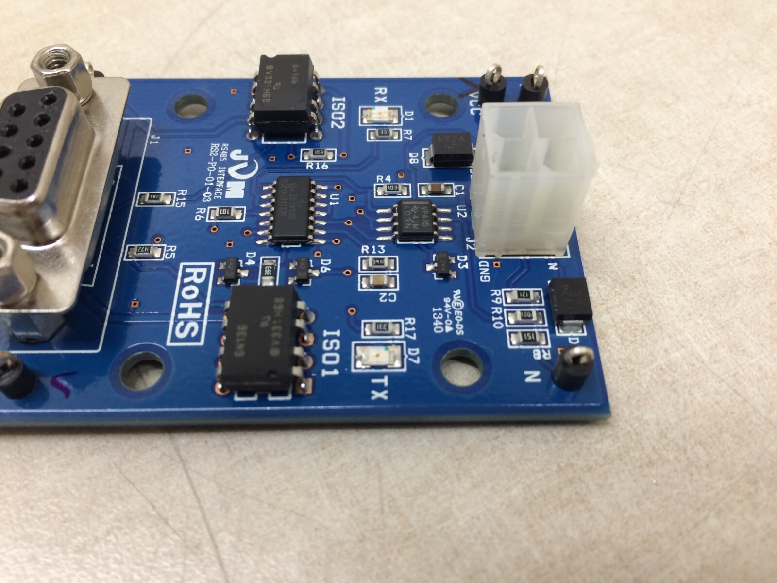 JVM RS485 Interface RS2-P0-01-03 J140610 RoHS