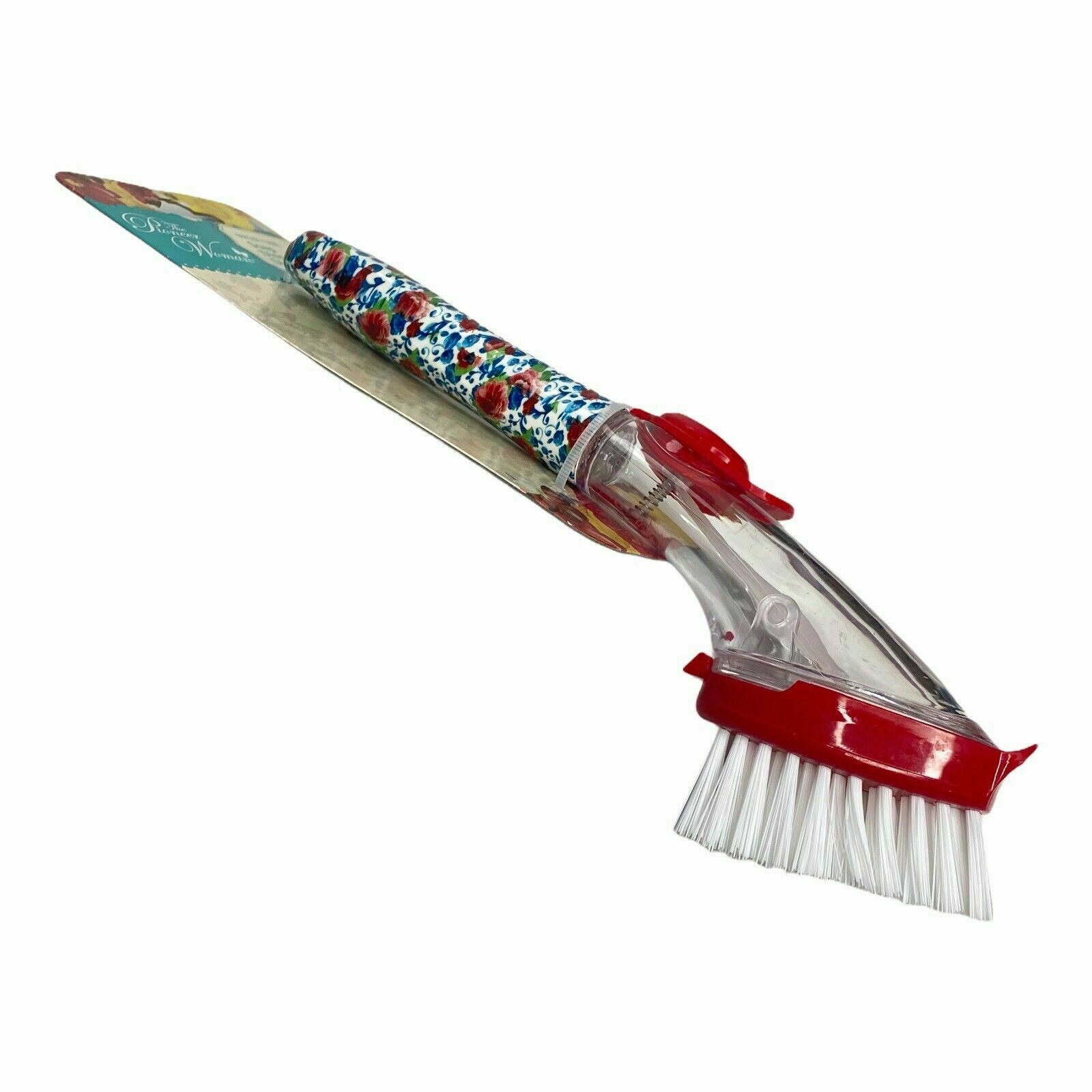 Pioneer Woman Soap Dispensing Dish Soap  Brush Heritage Floral