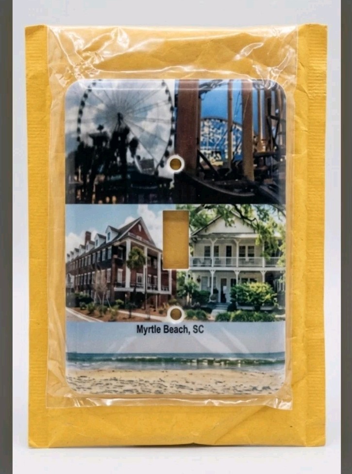 Myrtle Beach Light Switch Plate Wall Cover  SC 3.5x5" Electrical Switch Cover
