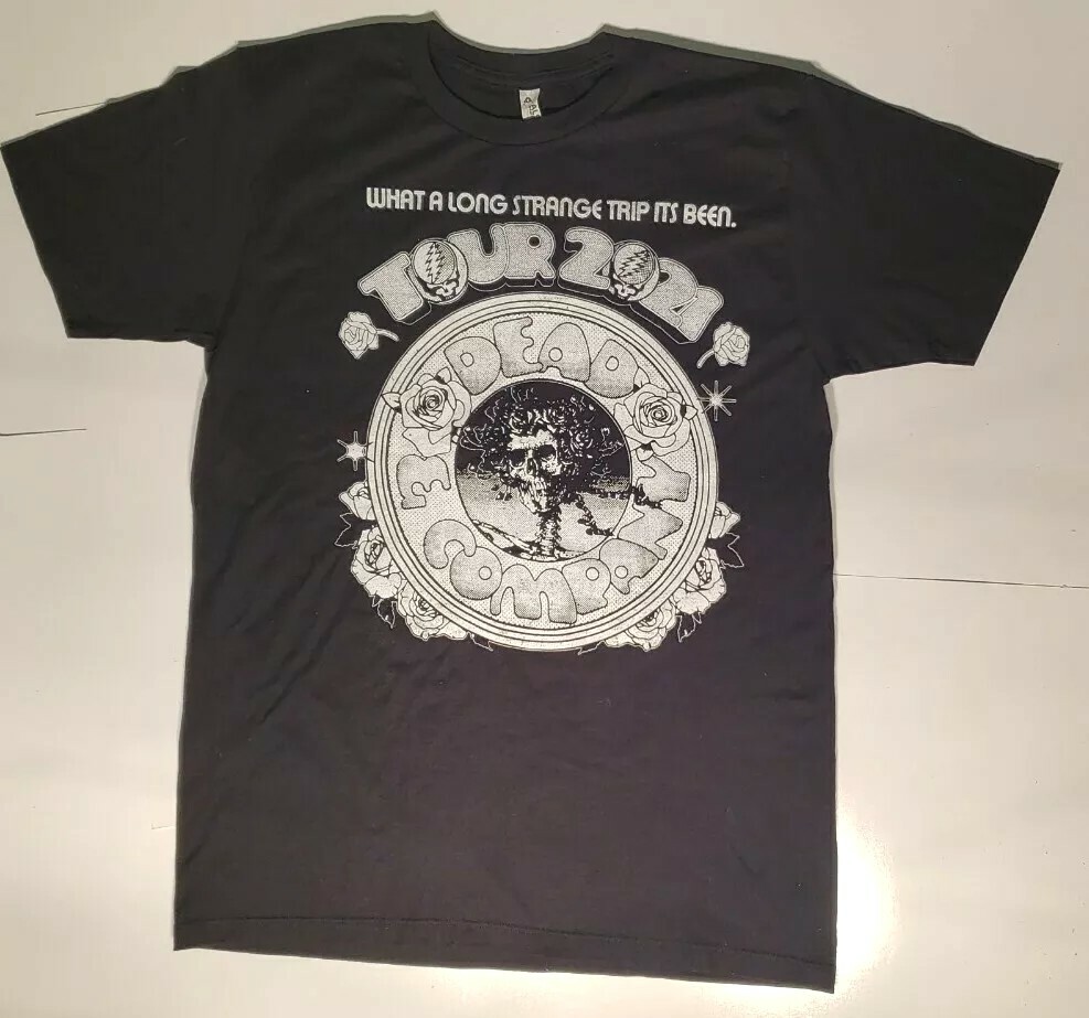 Dead and Co 2021 What A Long Strange Trip Its Been Concert T Shirt Black M