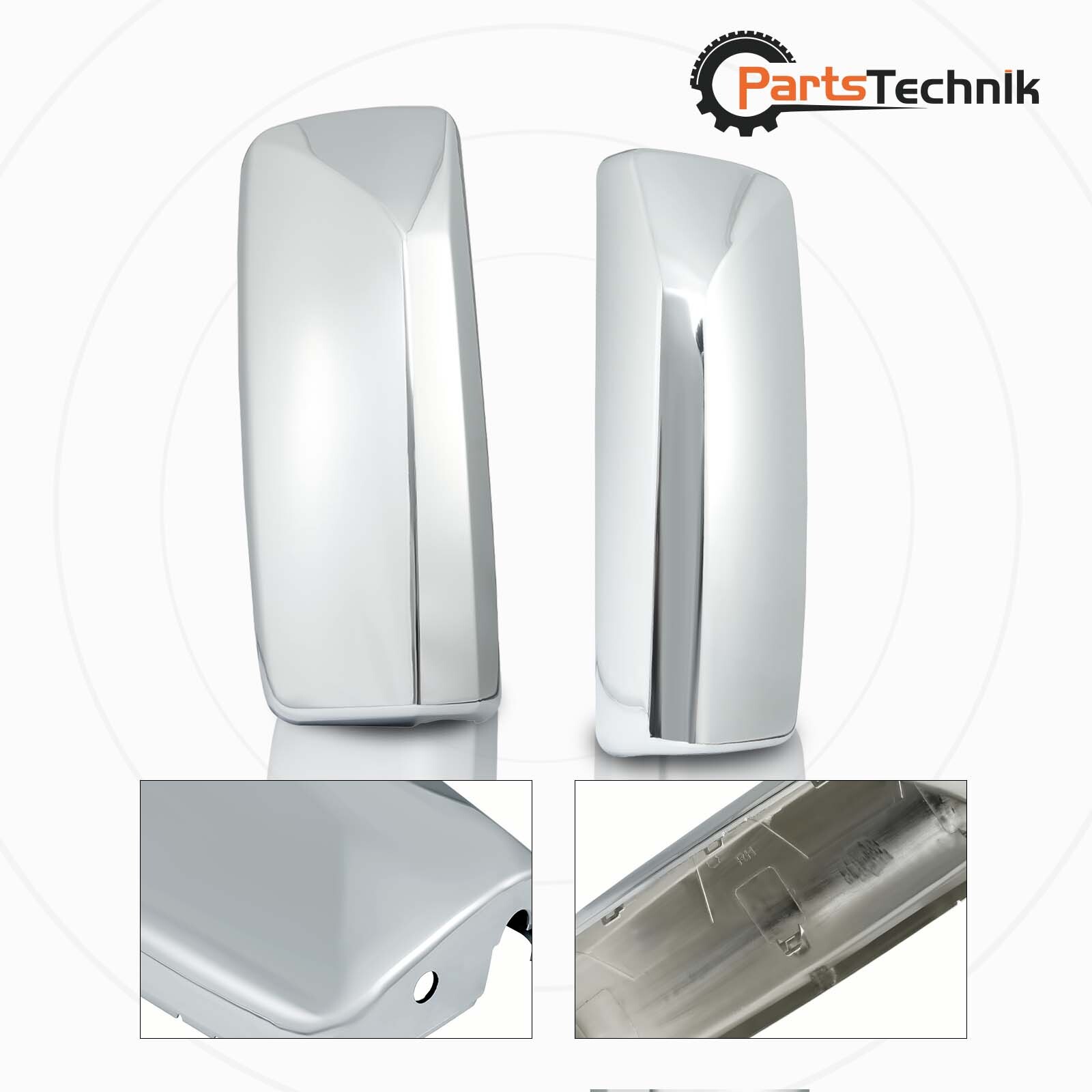 For Volvo VNL 2004-2018 Chrome Door Mirror Cover Set Left & Right Side 2PCS